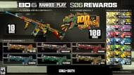 All available Black Ops 6 Season 6 Ranked Play rewards (Image via Activision) (Image via Activision)